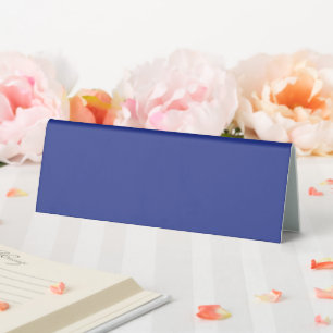 Bold Minimal Wedding Invite in Deep Blue