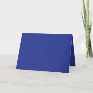 Bold Minimal Wedding Invite in Deep Blue