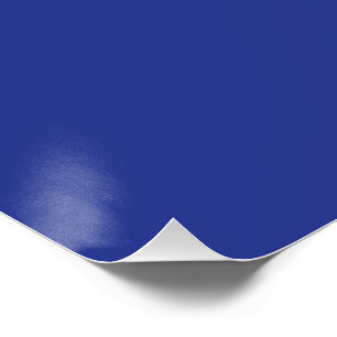 Bold Minimal Wedding Invite in Deep Blue Poster