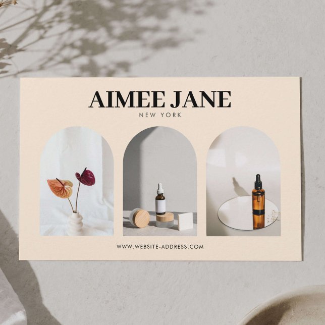 Bold Minimalist Boutique, Salon Photo Trio Ivory Flyer (Creator Uploaded)