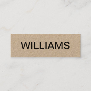 Bold minimalist modern business card