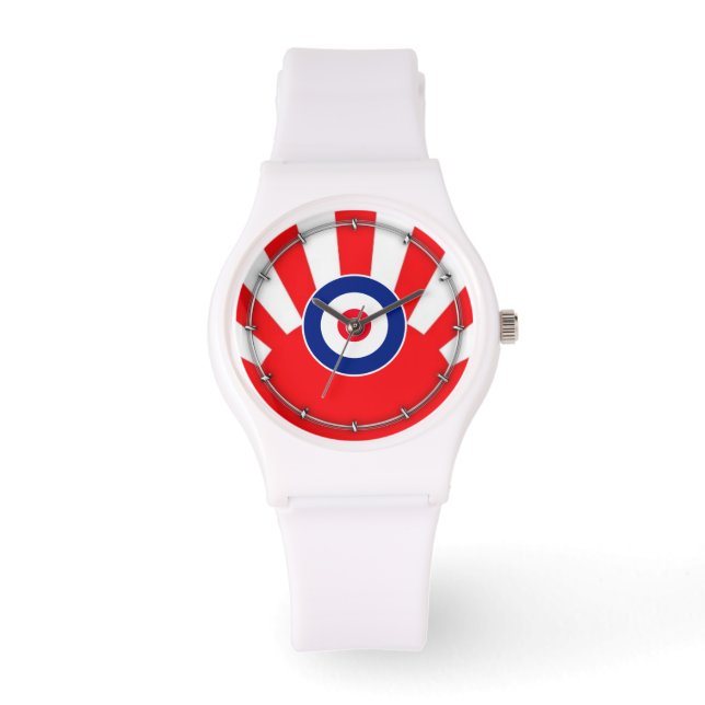 Bold MOD Target Roundel on Burst Japan Watch (Front)