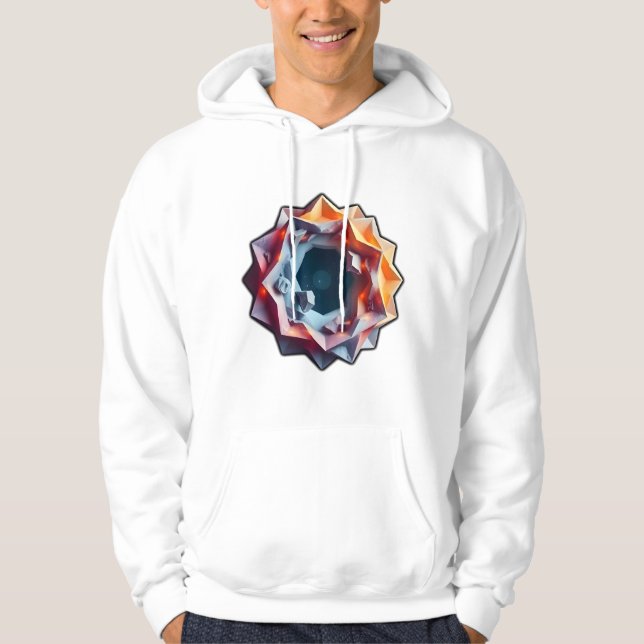 Bold & Modern Abstract Art Hoodie (Front)