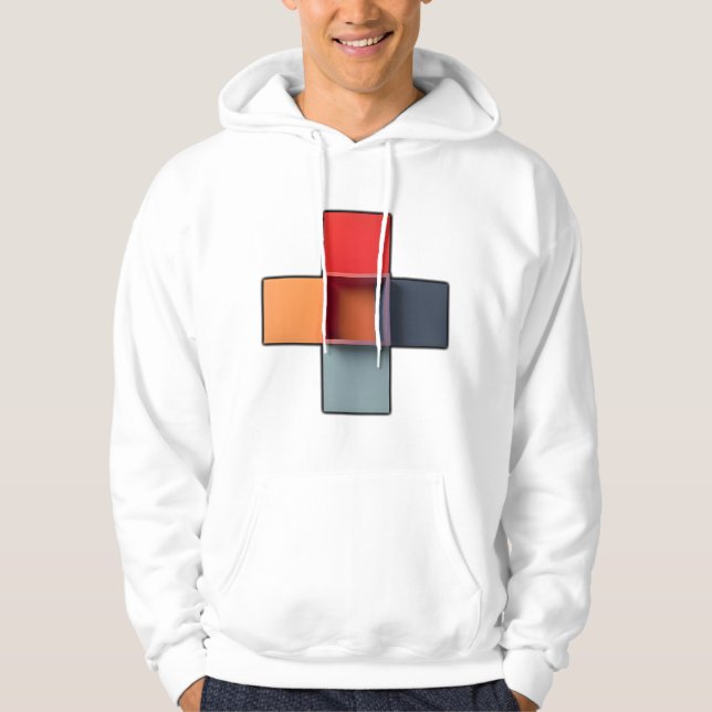 Bold & Modern Abstract Art  Hoodie (Front)