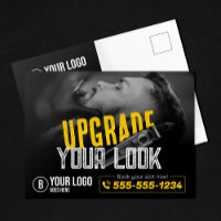 Bold & Modern Barber Shop Hair Stylist Moustache