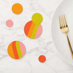 Bold Modern Bright Citrus Wedding Confetti