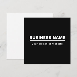 Bold Modern Business Name Template B&W