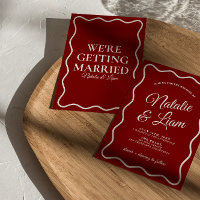 Bold Modern Colourful Whimsical Retro Funky Weddin