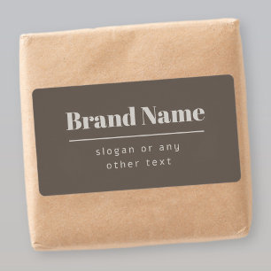 Bold Modern Dark & Light Beige Brand or Business