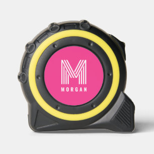 Bold Modern Monogram Name   Pink 1