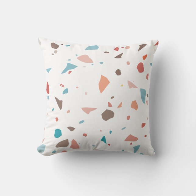 Bold Modern Terrazzo Inspired Cushion (Front)