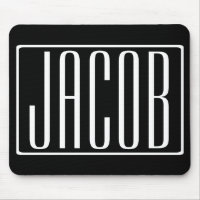 Bold & Modern Your Name or Word | White On Black