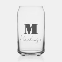 Bold Monogram Initial Fancy Script 
