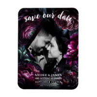 Bold Moody Flowers Black Enchanted Floral Wedding
