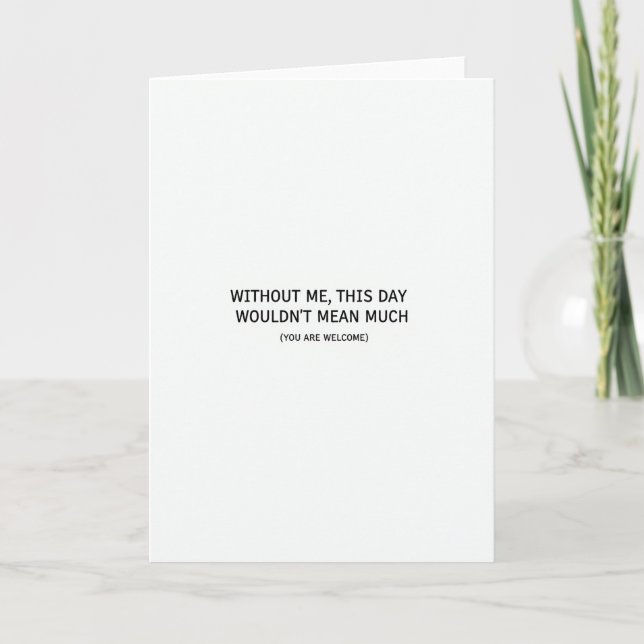 Bold Mothers Day Statement Card (Front)