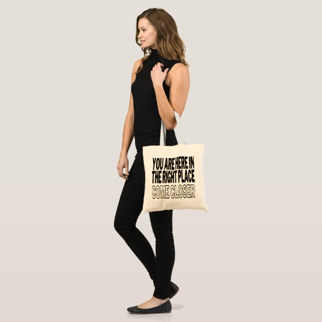 Bold Motivational Text Tote Bag (Front (Model))