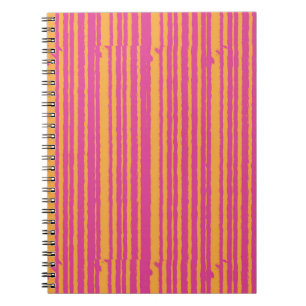 Bold Moves: Vertical Vibes in Red & Yellow Notebook