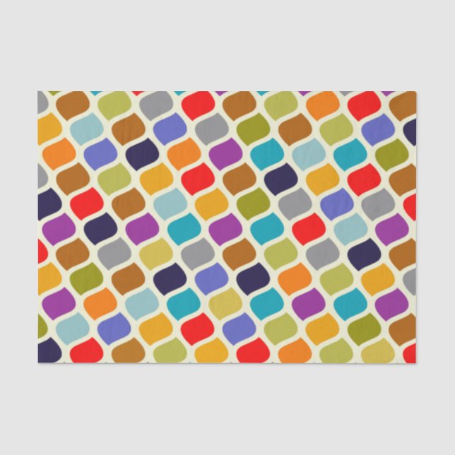 Bold Multicolor Print Tissue Paper (Front)