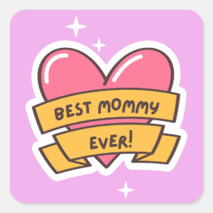 Bold Mum Sticker   mum life