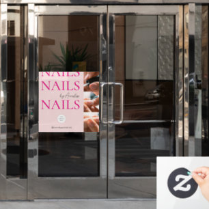 Bold Nails Blush Pink Logo Photo Makeup Studio