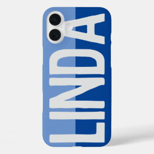 Bold Name Design. iPhone 16 Plus Case