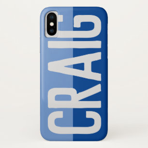 Bold Name Design. iPhone X Case