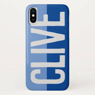 Bold Name Design. iPhone X Case