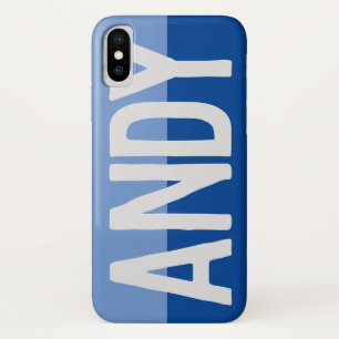 Bold Name Design. iPhone X Case