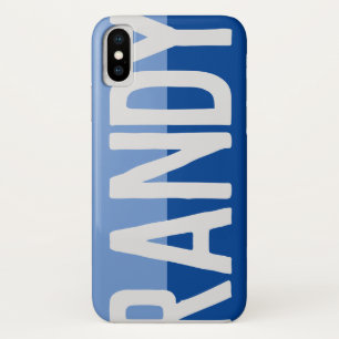 Bold Name Design. iPhone X Case