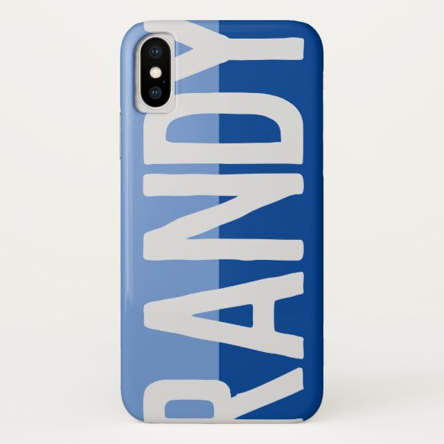 Bold Name Design. Case-Mate iPhone Case (Back)