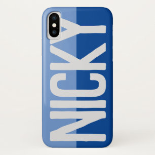 Bold Name Design. iPhone X Case