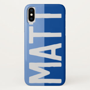 Bold Name Design. iPhone X Case