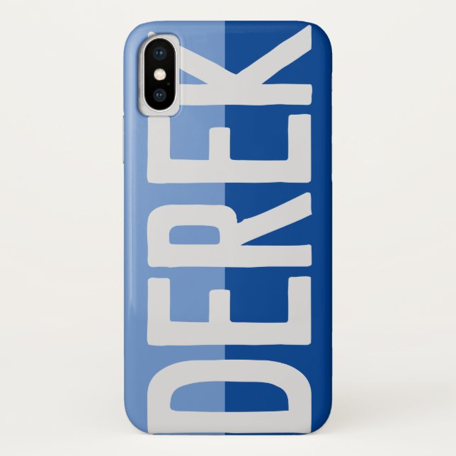 Bold Name Design - Derek Case-Mate iPhone Case (Back)