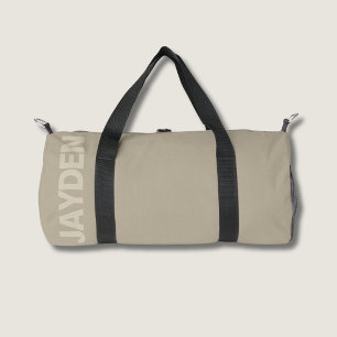 Bold Name Gym Monogram Men & Women Duffle Bag