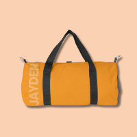 Bold Name Gym | Monogram Men & Women Duffle Bag