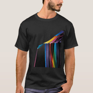 Bold Neon Abstracts - Eye-Catching Design Art T-Shirt