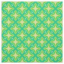 Bold neon green star pattern mosaic