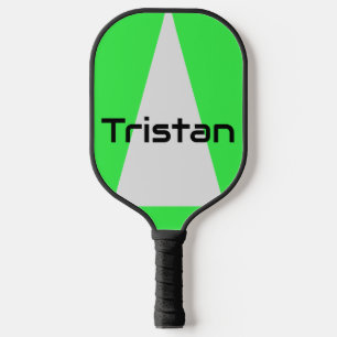 Bold Neon Masculine Pickleball Paddle