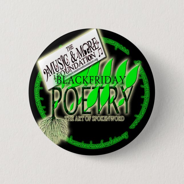 BOLD.NEW.POETS.button 6 Cm Round Badge (Front)