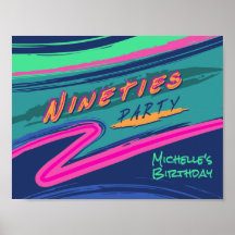 Bold Nineties Poster
