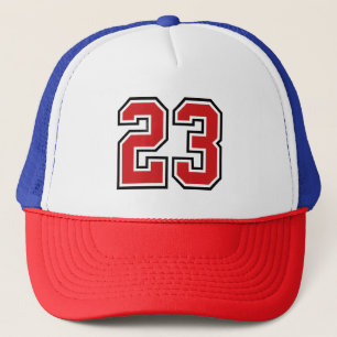 Bold Number 23  Trucker Hat