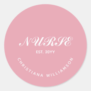 Bold Nurse Sticker   nurse life 