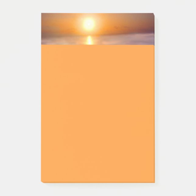 Bold Ocean Sunset Post-it Notes (Front)
