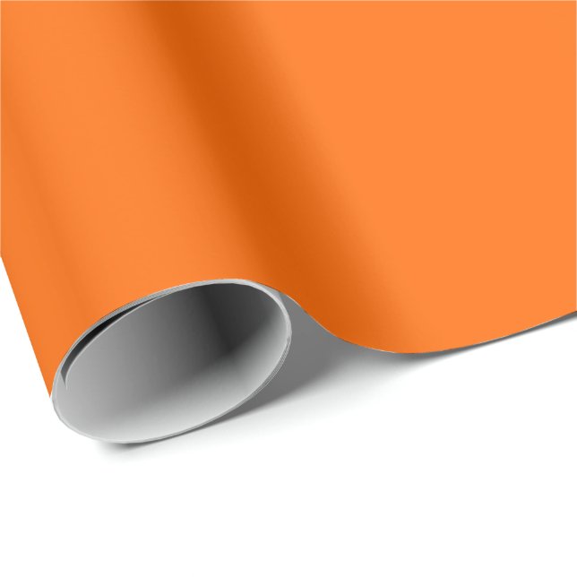 Bold Orange To Match Our Orange Sets Wrapping Paper (Roll Corner)