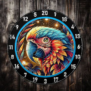 Bold Parrot Dartboard for Game Rooms