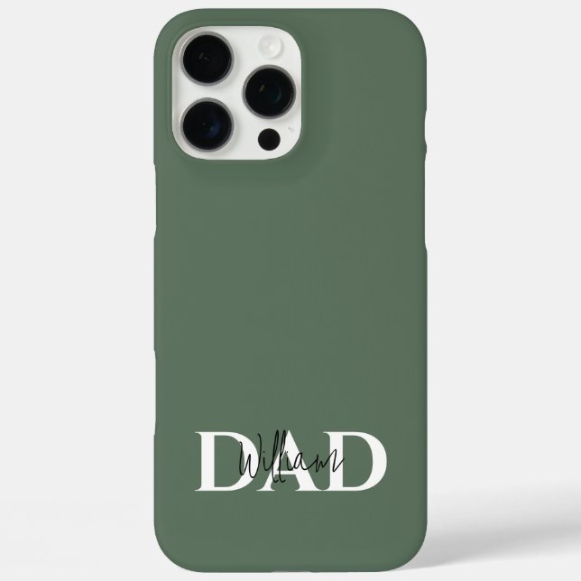 Bold Pastel DAD  | Modern Father’s Day Gift Case-Mate iPhone Case (Back)