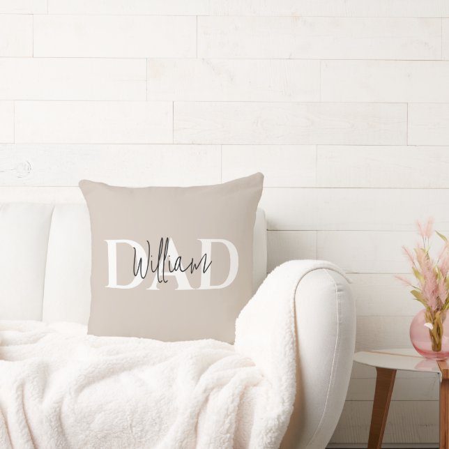 Bold Pastel DAD  | Modern Father’s Day Gift Cushion (Couch)