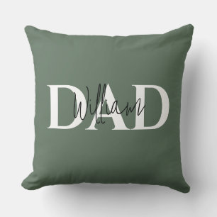 Bold Pastel DAD Modern Father’s Day Gift Cushion