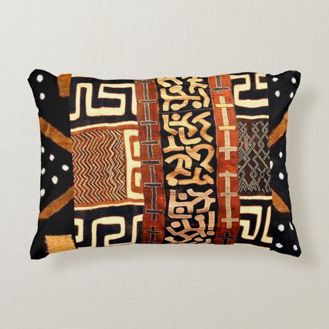 “Bold Patterns, Rich History”  Decorative Cushion (Front)