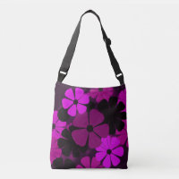 Bold Pink Art Deco Floral Pattern